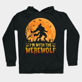 I’m With The Werewolf Halloween Hoodie